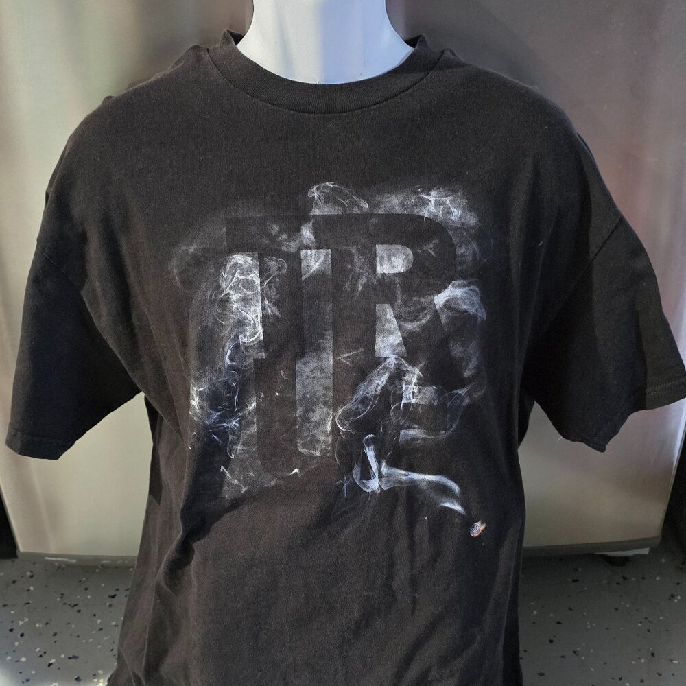 TRUE Smoke Adult T-Shirt Black X-Large XL Cotton Men's Shirt Since 1996